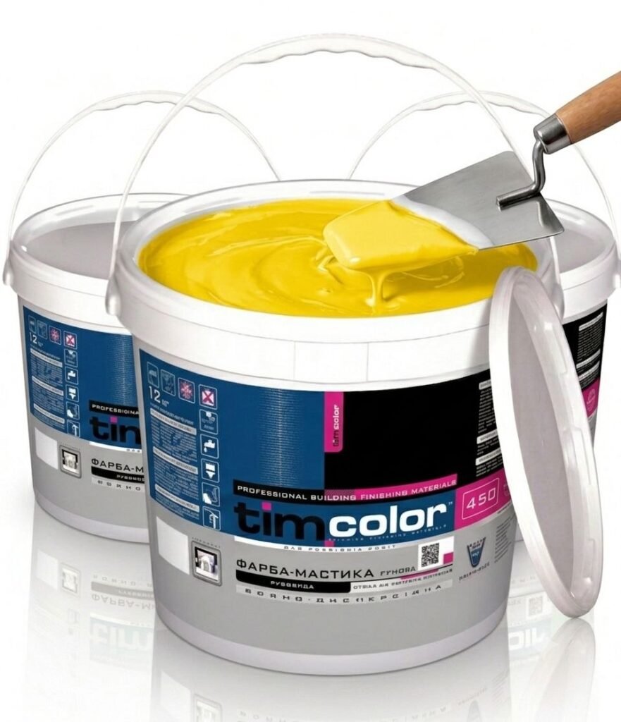 Фарба-мастика гумова TimColor 450 (Акрилова, водно-дисперсійна) — фото 1
