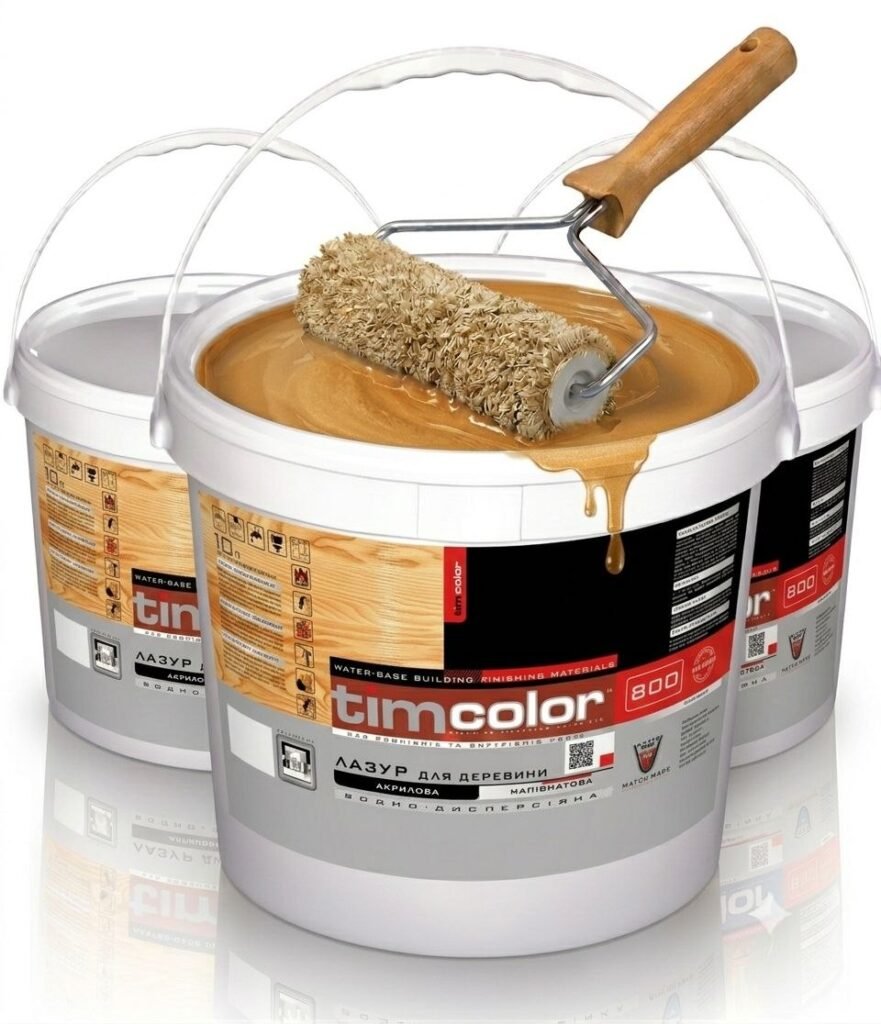 Лазур для деревини TimColor 800 (Акрилова, водно-дисперсійна) — фото 1